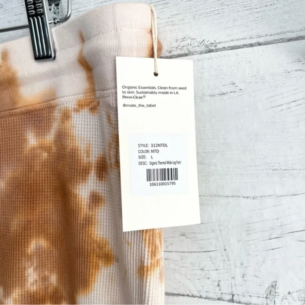 MATE the Label Organic Thermal Wide Leg Pant - Picture 4 of 10